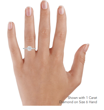 Elodie Engagement Ring Low Profile