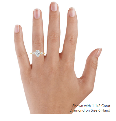 Opera Three Stone Diamond Engagement Ring