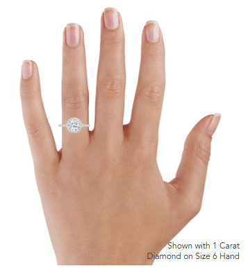 Waverly Halo Diamond Engagement Ring