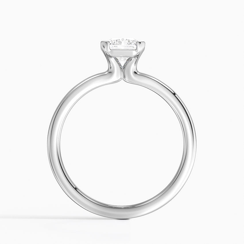 Каблучка з діамантом солітер Annika Semi-Bezel Radiant Cut