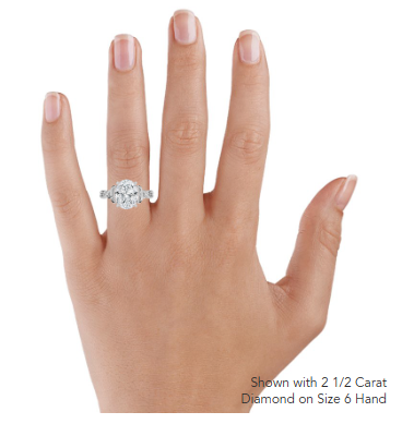 Celtic Love Knot Engagement Ring