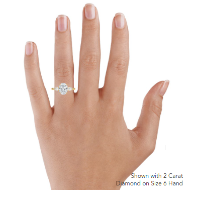 Opera Three Stone Diamond Engagement Ring