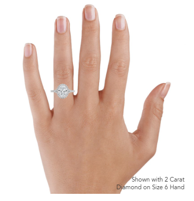 Joy Three-Quarter Coverage Diamond Engagement Ring