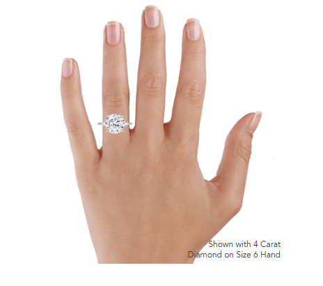 Aria Perfect Fit Three Stone Diamond Engagement Ring