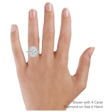 Joy Three-Quarter Coverage Diamond Engagement Ring