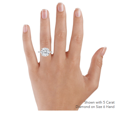 Aria Perfect Fit Three Stone Diamond Engagement Ring