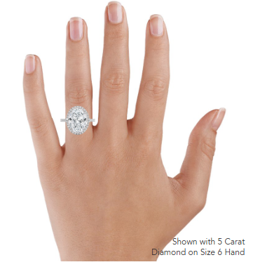 Joy Three-Quarter Coverage Diamond Engagement Ring