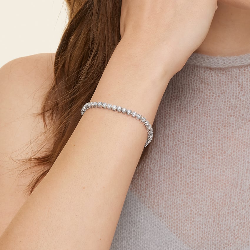 Тенісний браслет з діамантами Adorned