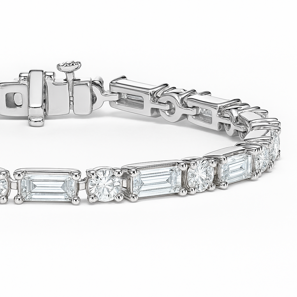 Тенісний браслет з діамантами Allegra