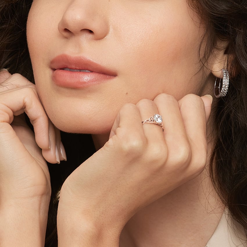 Celtic Love Knot Engagement Ring