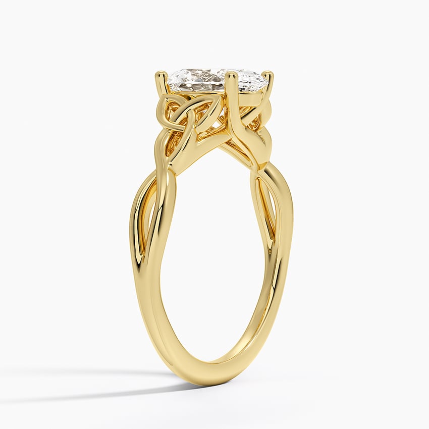 Celtic Love Knot Engagement Ring