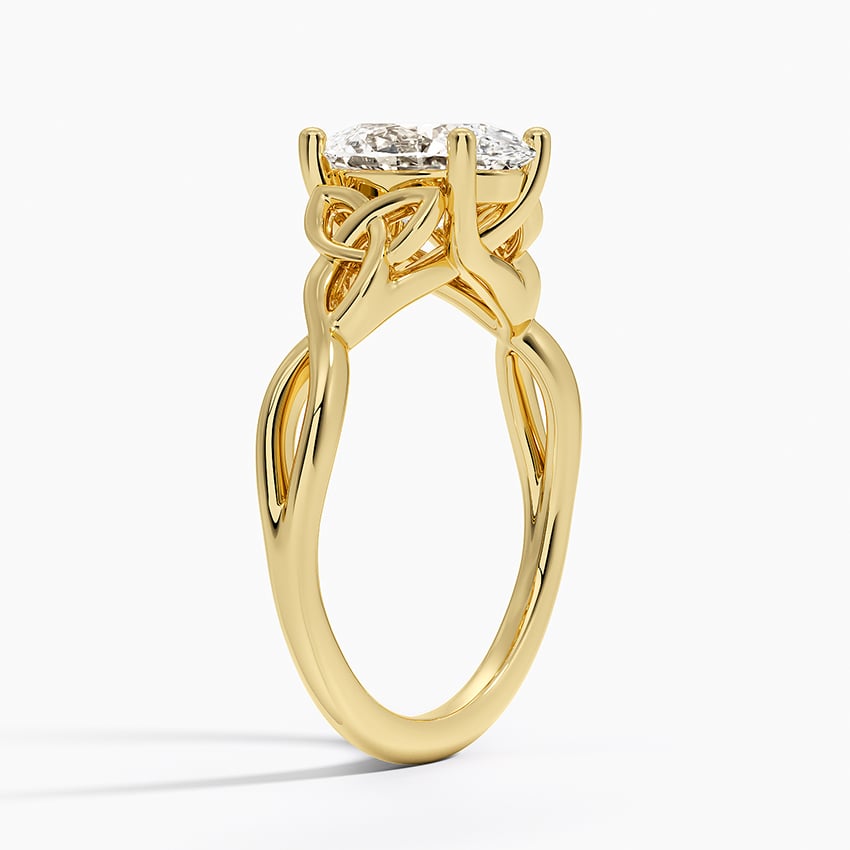 Celtic Love Knot Engagement Ring