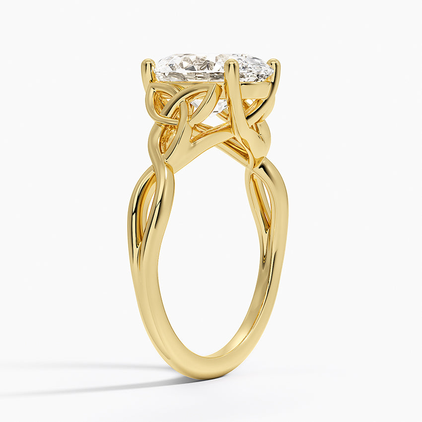 Celtic Love Knot Engagement Ring
