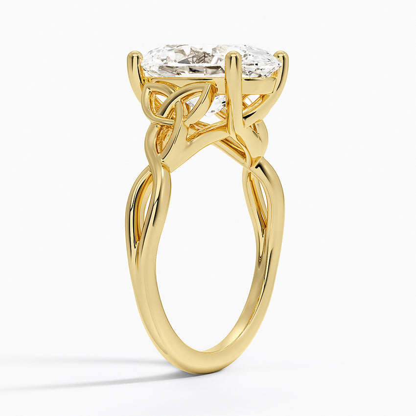 Celtic Love Knot Engagement Ring