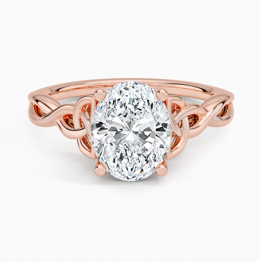 Celtic Love Knot Engagement Ring