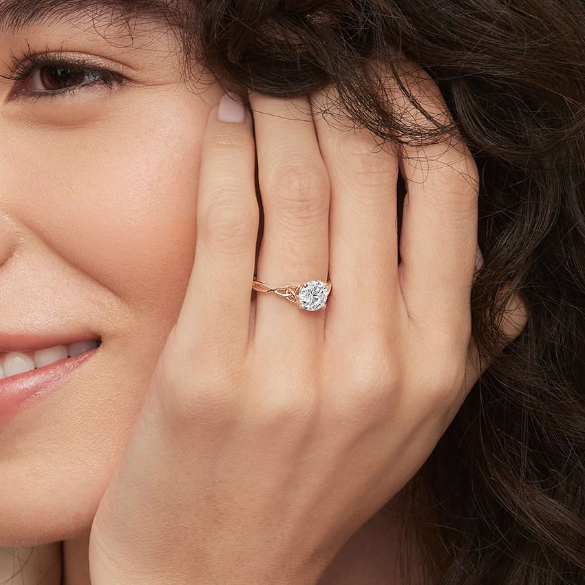 Celtic Love Knot Engagement Ring