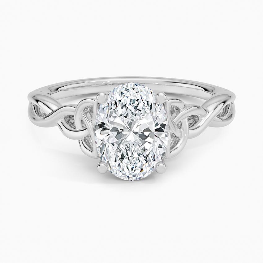 Celtic Love Knot Engagement Ring
