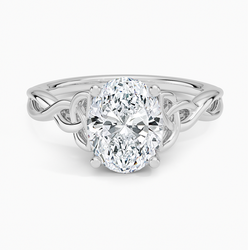 Celtic Love Knot Engagement Ring