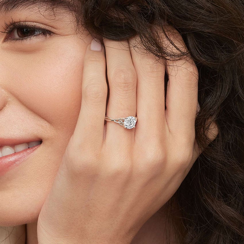 Celtic Love Knot Engagement Ring