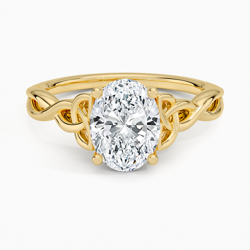 Celtic Love Knot Engagement Ring