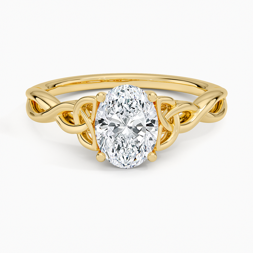 Celtic Love Knot Engagement Ring