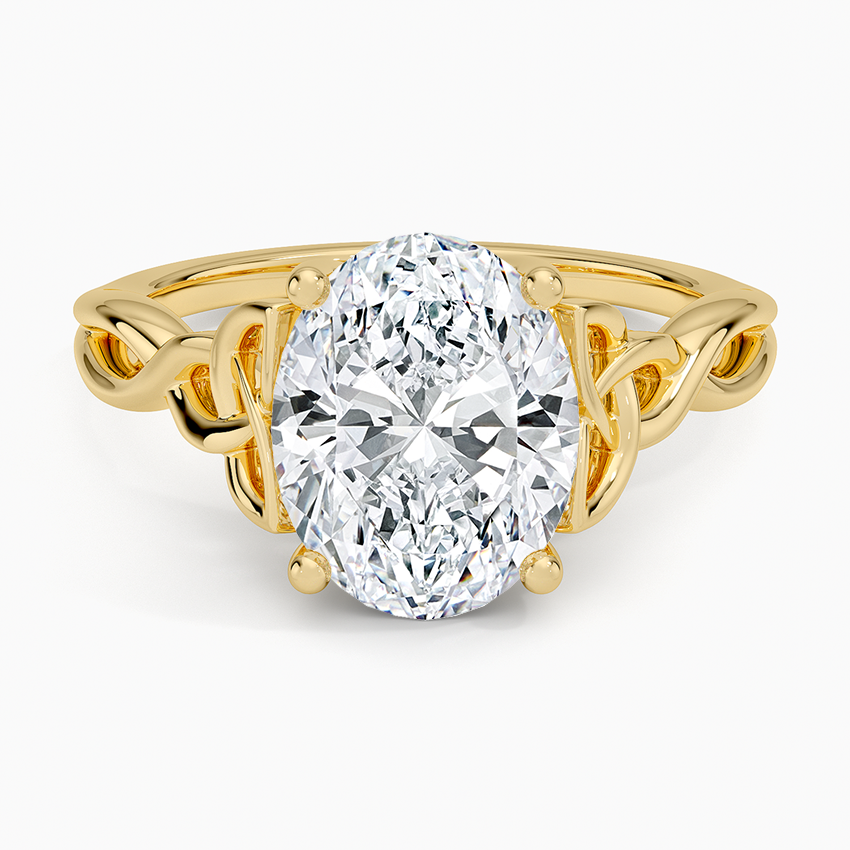 Celtic Love Knot Engagement Ring