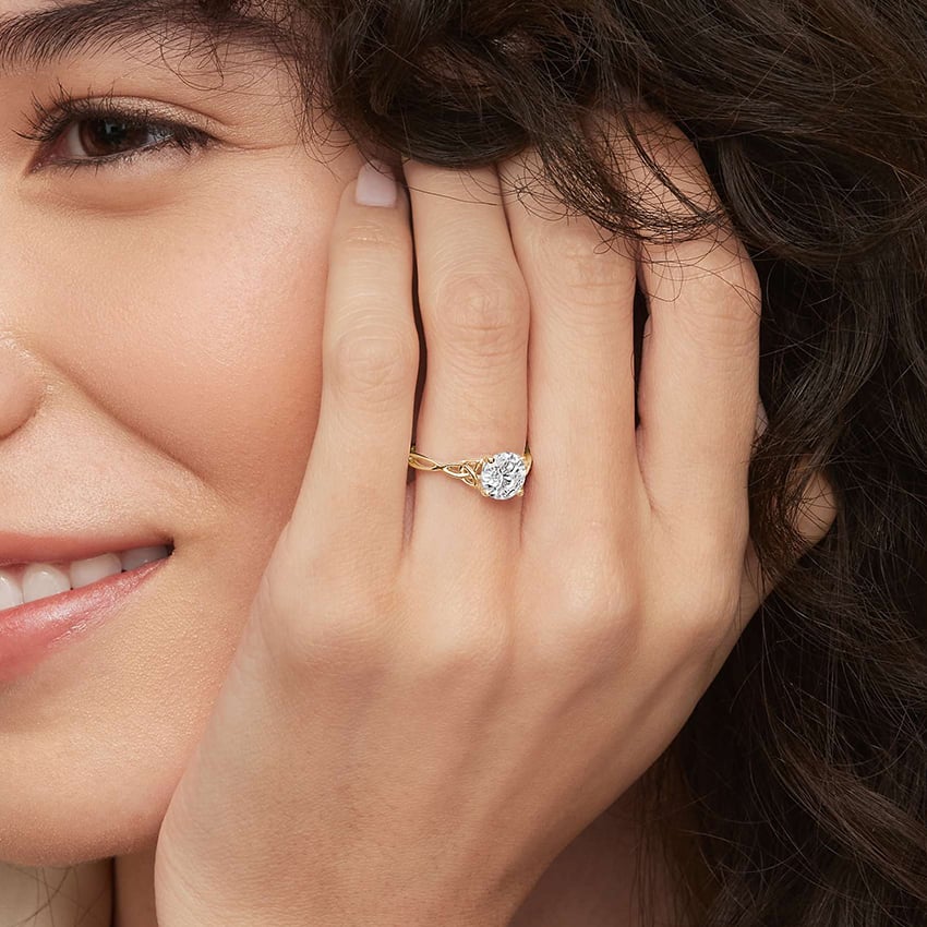 Celtic Love Knot Engagement Ring