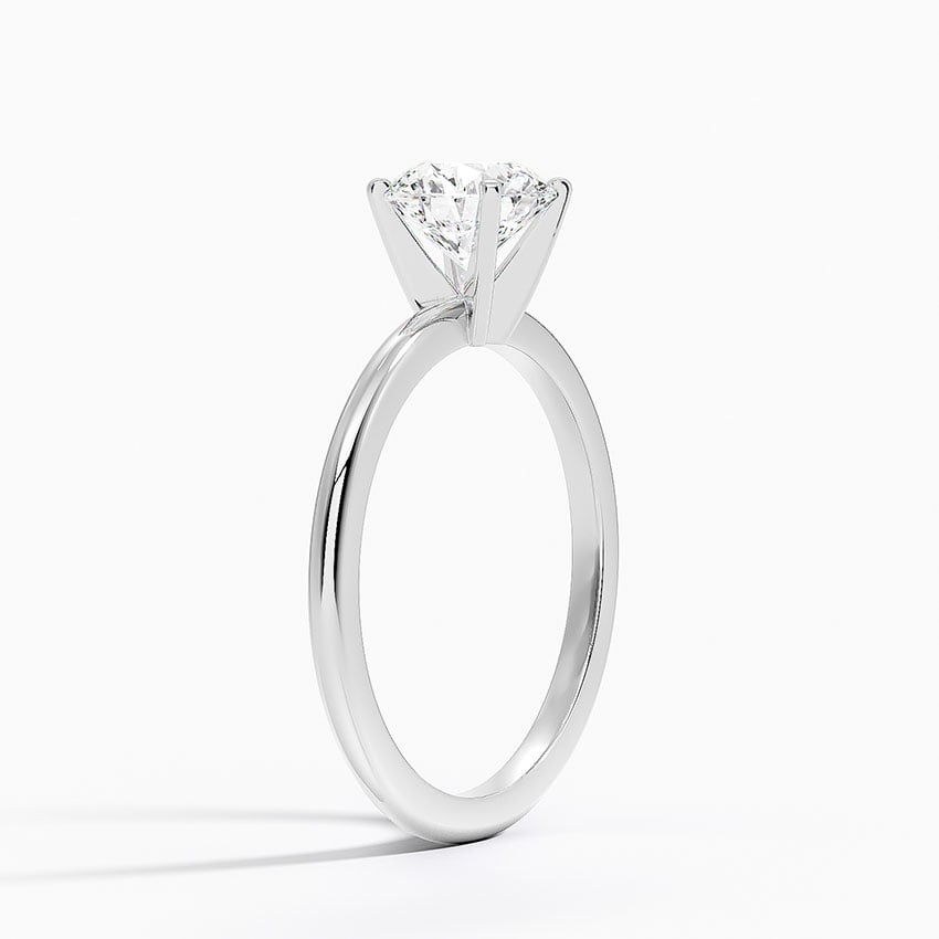 Four-Prong Comfort Fit Engagement Ring