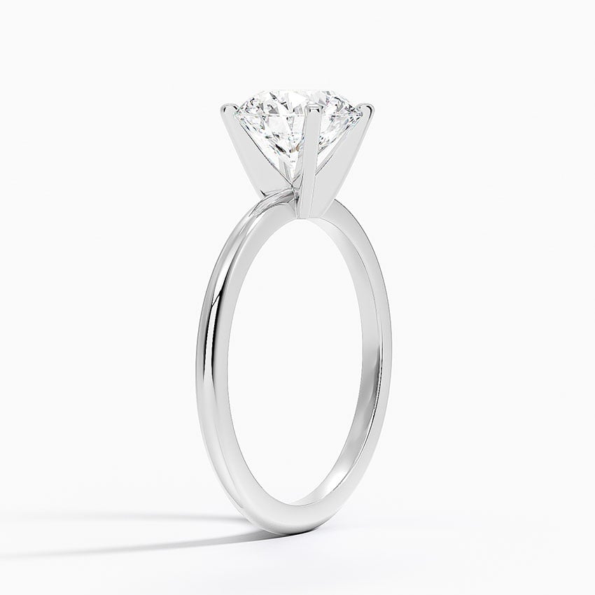 Four-Prong Comfort Fit Engagement Ring
