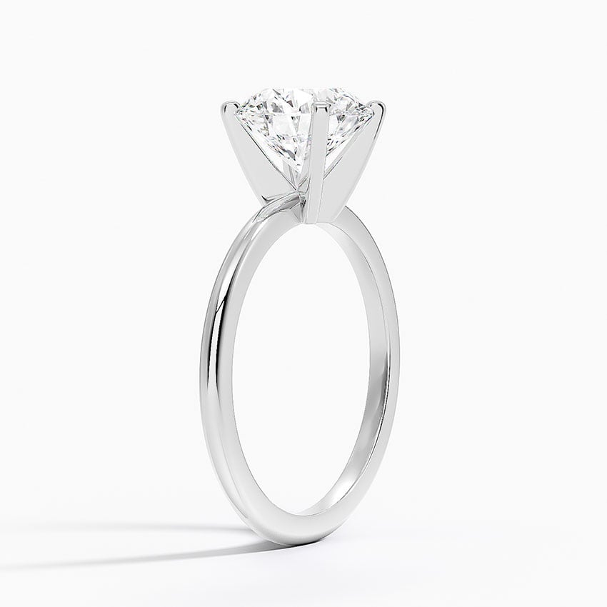 Four-Prong Comfort Fit Engagement Ring
