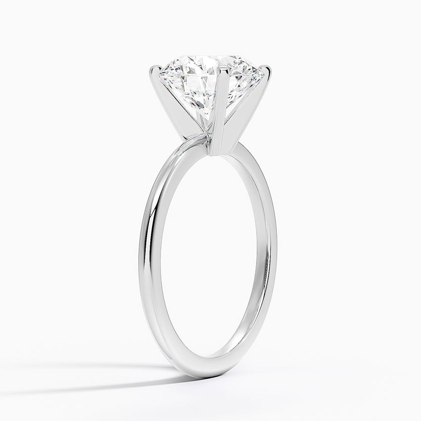 Four-Prong Comfort Fit Engagement Ring