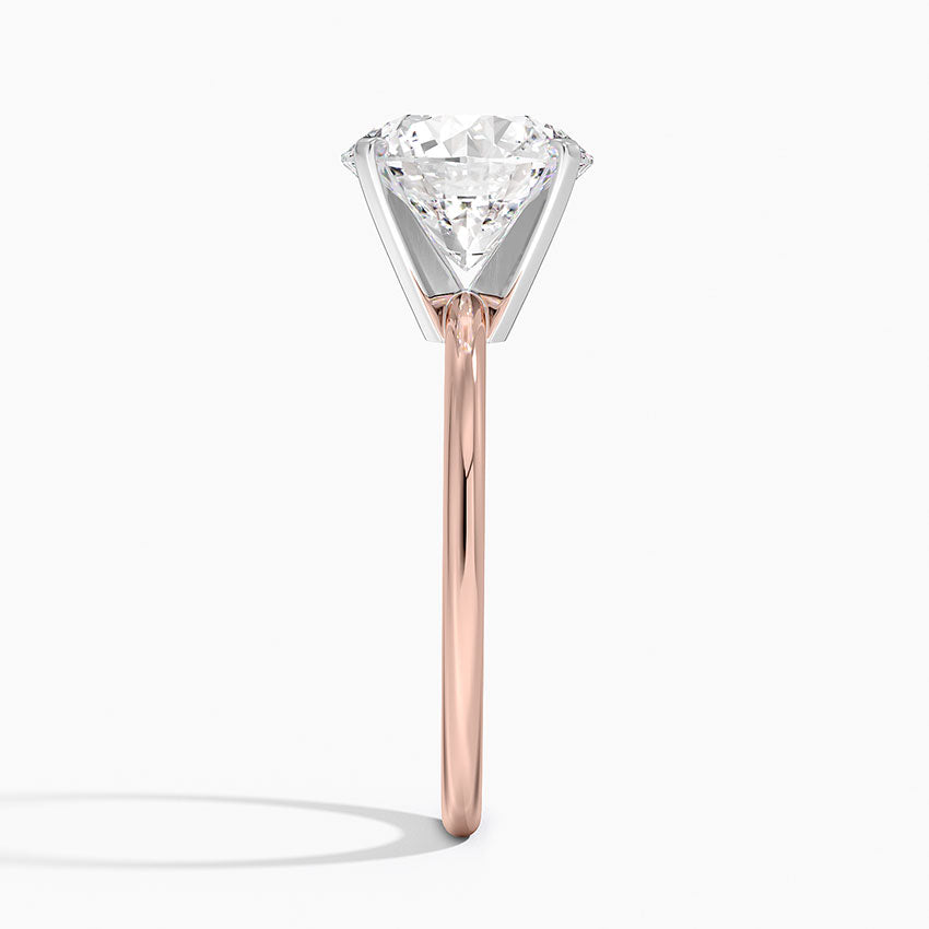 Four-Prong Comfort Fit Engagement Ring