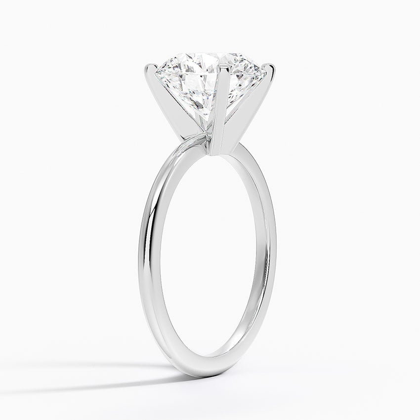 Four-Prong Comfort Fit Engagement Ring