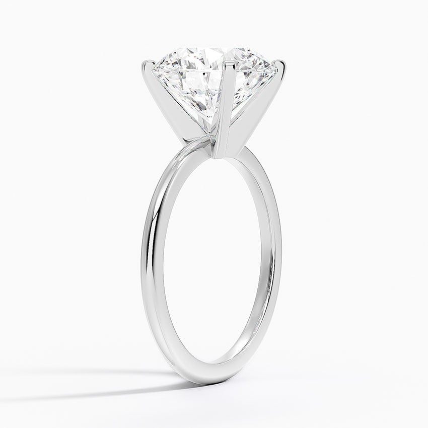 Four-Prong Comfort Fit Engagement Ring