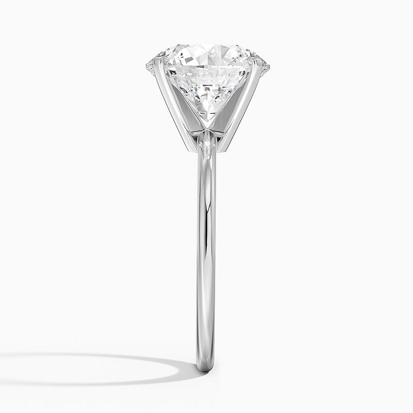 Four-Prong Comfort Fit Engagement Ring