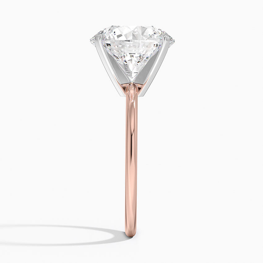 Four-Prong Comfort Fit Engagement Ring