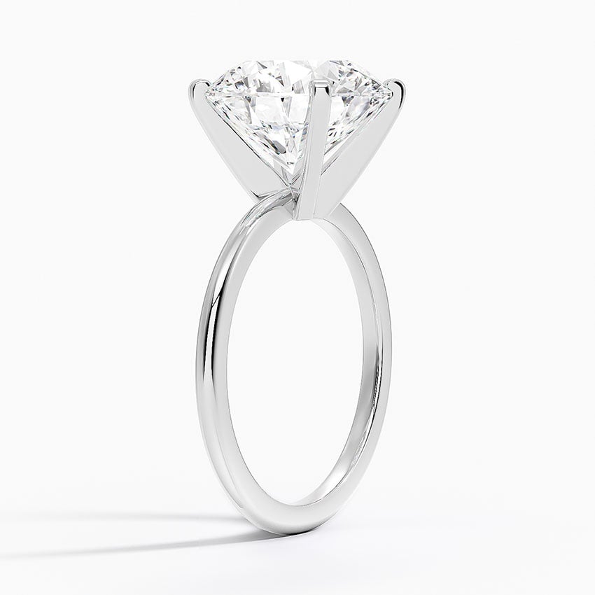 Four-Prong Comfort Fit Engagement Ring