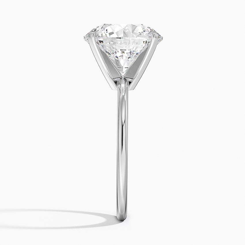 Four-Prong Comfort Fit Engagement Ring