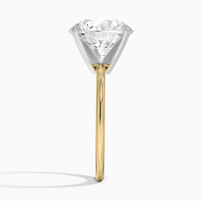 Four-Prong Comfort Fit Engagement Ring