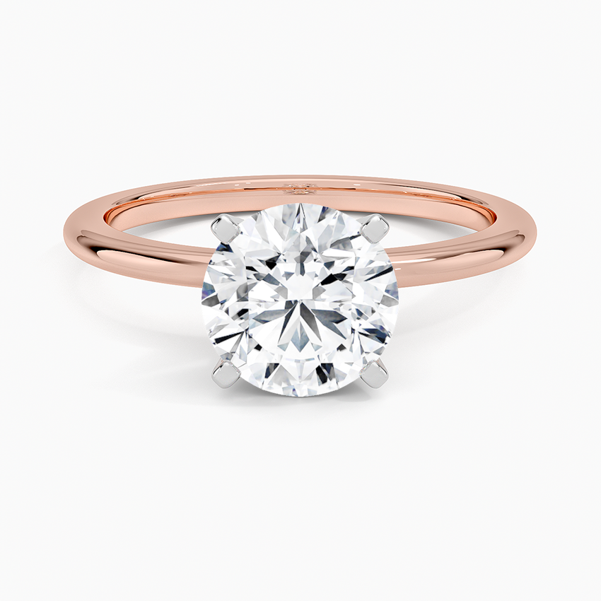 Four-Prong Comfort Fit Engagement Ring