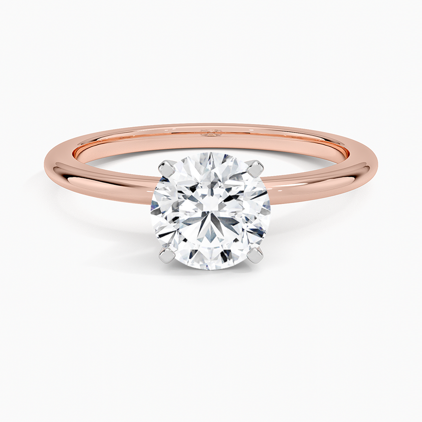 Four-Prong Comfort Fit Engagement Ring
