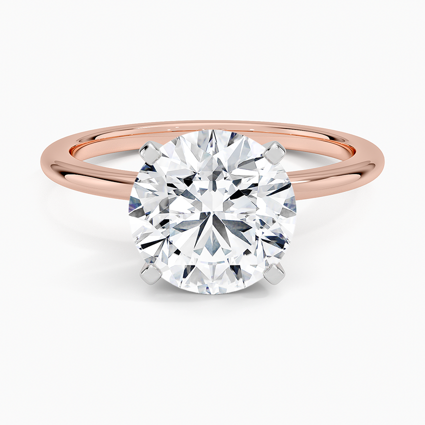 Four-Prong Comfort Fit Engagement Ring