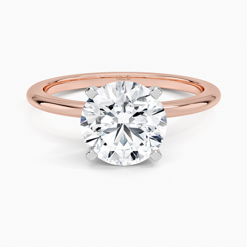 Four-Prong Comfort Fit Engagement Ring