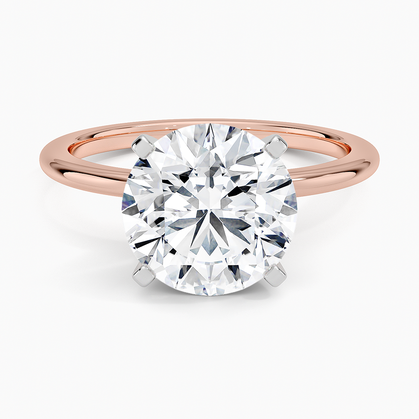 Four-Prong Comfort Fit Engagement Ring