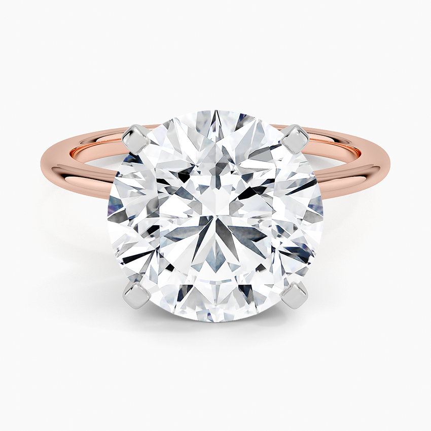 Four-Prong Comfort Fit Engagement Ring