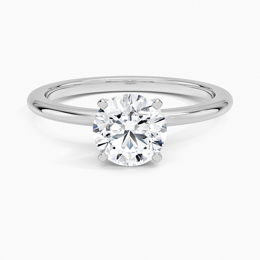 Four-Prong Comfort Fit Engagement Ring