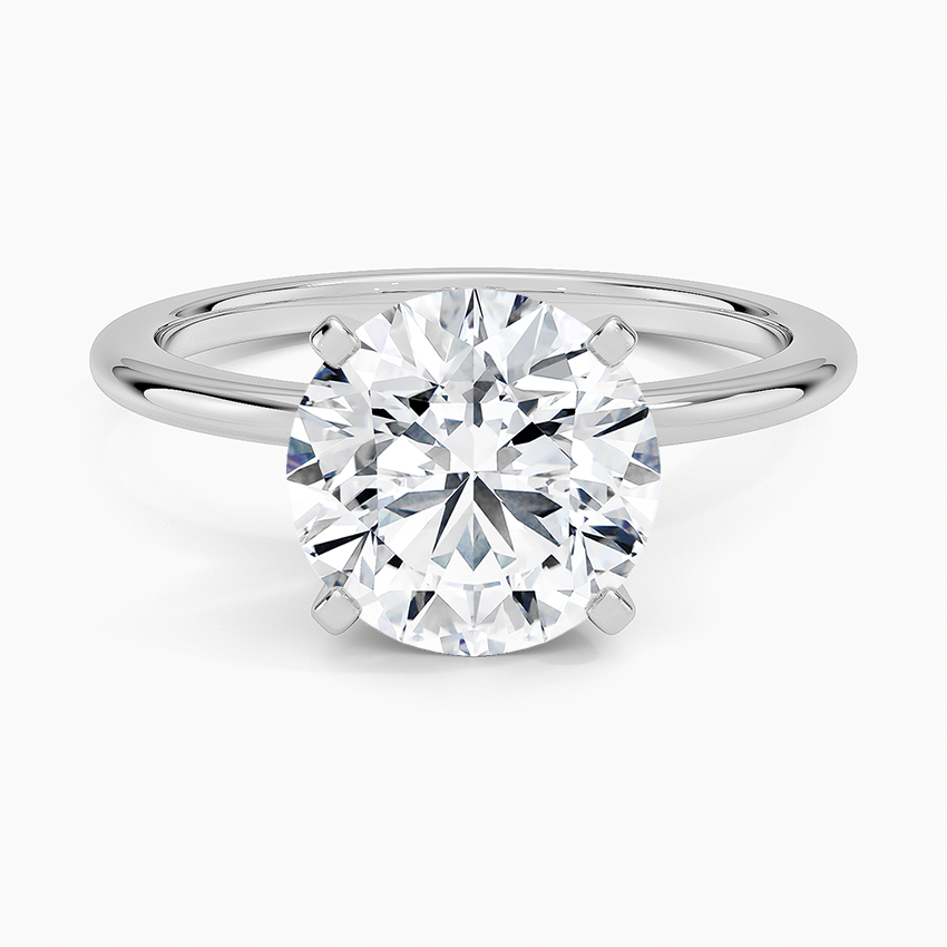 Four-Prong Comfort Fit Engagement Ring