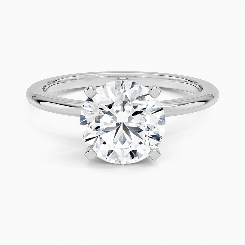 Four-Prong Comfort Fit Engagement Ring
