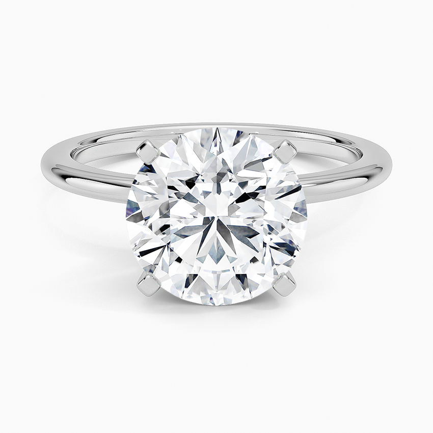 Four-Prong Comfort Fit Engagement Ring