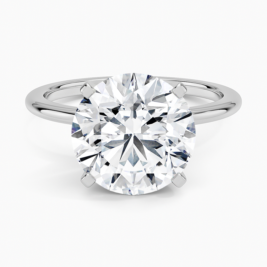 Four-Prong Comfort Fit Engagement Ring